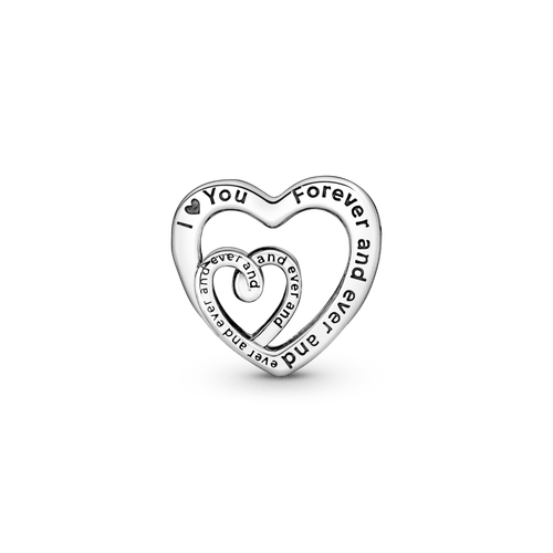 Charm Corazones Entrelazados Con Infinito