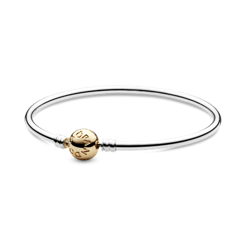 Brazalete rígido Pandora Moments Dos Tonos