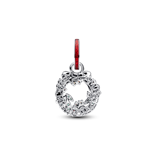 Charm doble Corona Navideña