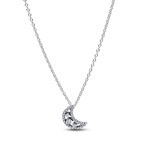 Collar con Colgante Luna Creciente