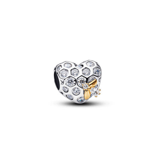 Charm Corazón con Abeja y Panal de Bridgerton