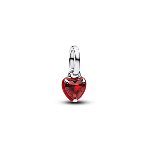 Charm Mini Colgante Corazón Chakra Rojo