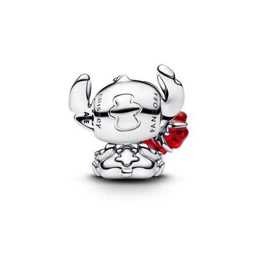 Charm Stitch de Disney en Cristal Murano Rosa