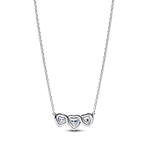 Collar Collier Trilogía de Corazones con Halo