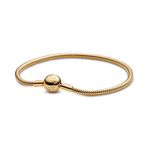 Brazalete cadena de serpiente Pandora Moments Recubrimiento en Oro de 14k