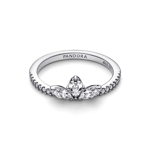 Anillo Racimo herbario reluciente Pandora Plata Esterlina