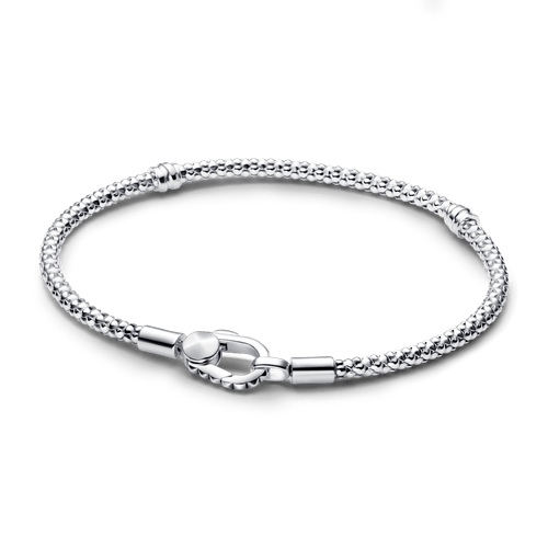 Brazalete Pandora Moments Cadena y Cierre con Tachuelas