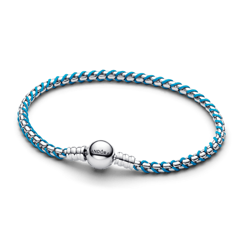 Brazalete Cadena Caja Cordón Azul