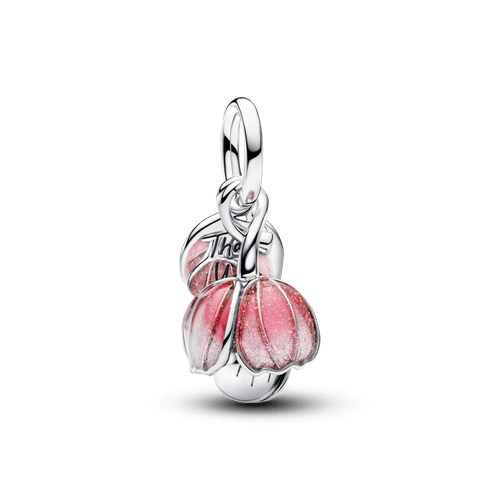 Charm Colgante de Dos Tonos Flor Floreciendo